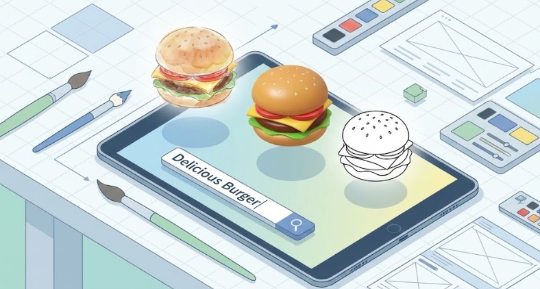 상업용 무료 음식 일러스트: 챗GPT/제미나이 프롬프트로 우리 가게 메뉴판 꾸미기